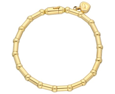 Chopard 18K yellow gold ‘Les Chaines’ link bracelet Includes certificate and original jewellery box. In good condition. Hallm