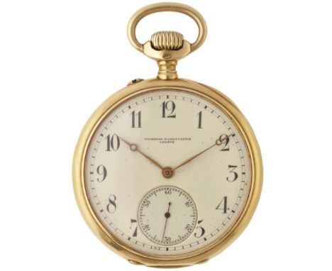 Vacheron &amp; Constantin 18K. 'H. Martens Amsterdam' - Men's pocket watch - approx. 1910 Case: yellow gold (18K.) - manual w