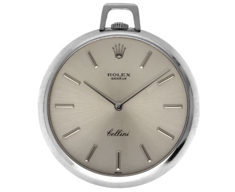 No Reserve - Rolex Cellini 3717 18K. - Pocket watch.  Case: white gold (18K.) - manual winding - diameter: 36 mm - sapphire c