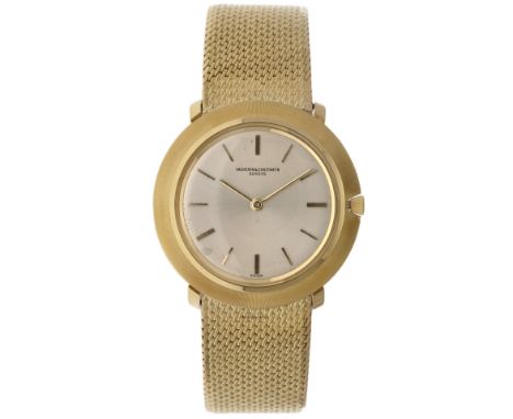 Vacheron &amp; Constantin 18K. ‘Disco Volante’ 6335 - Men's watch - approx. 1960 Case: yellow gold (18K.) - bracelet: yellow 