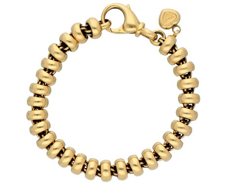 Chopard 18K yellow gold ‘Les chaines’ bracelet Part of demi-parure. Includes certificate with serial number, the bracelet is 