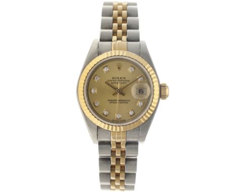 No Reserve - Rolex Datejust 79173 - Ladies watch - approx. 2000. Case: gold/steel (18K.) - bracelet: gold/steel (18K.) - auto