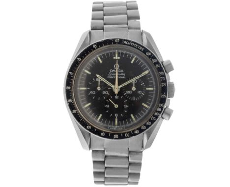 No Reserve - Omega Speedmaster Professional Moonwatch 145.022 - Men's watch - approx. 1970. Case: steel - bracelet: steel - m