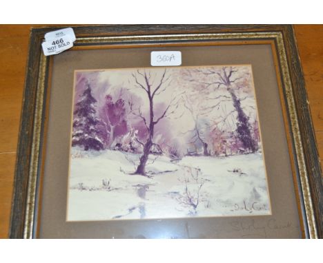 FRAMED PRINT OF A SHIRLEY CARNT PAINTING
