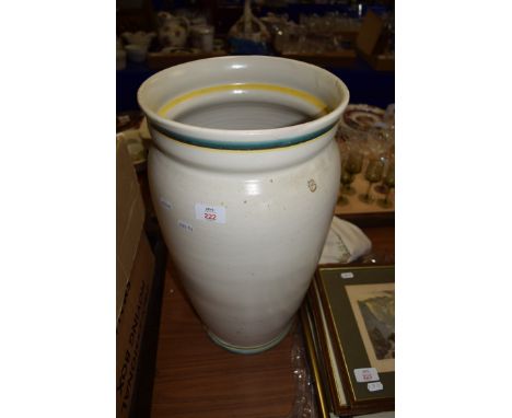 LARGE CONTINENTAL FLOOR VASE OR STICK STAND