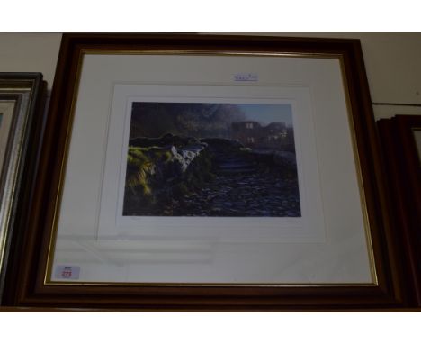 FRAMED LIMITED EDITION PRINT, SIZE APPROX 62CM