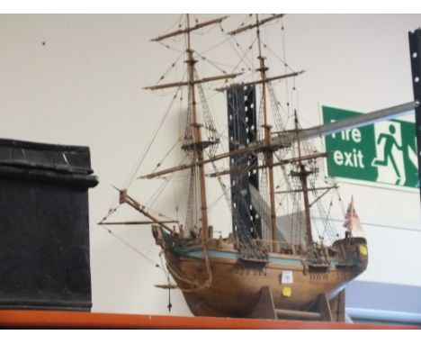 A SCALE MODEL OF A SHIP