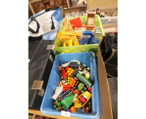 TWO BOXES OF THOMAS THE TANK ENGINE BRIO WOODEN TRAIN TOYS 