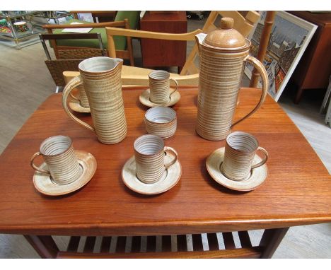 A Folkestone Pottery tea service by Marcus Golderger 