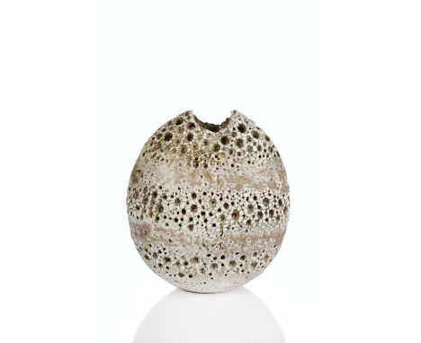 Alan Wallwork (1931-2019)  pebble vase, incised initials to the base  13cm high 