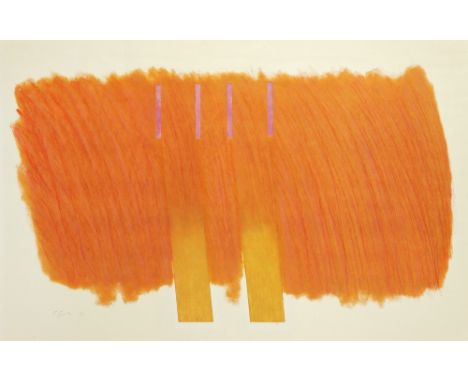 Richard Smith (1931-2016)  'Untitled' lithograph, signed and dated 1971 in pencil lower left  59cm x 90cm 