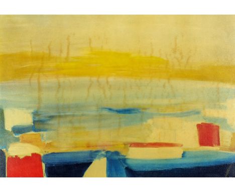 20th Century Italian School  'Untitled' print, signature obscured under frame  48cm x 67cm  Provenance: Frost &amp; Reed Stud