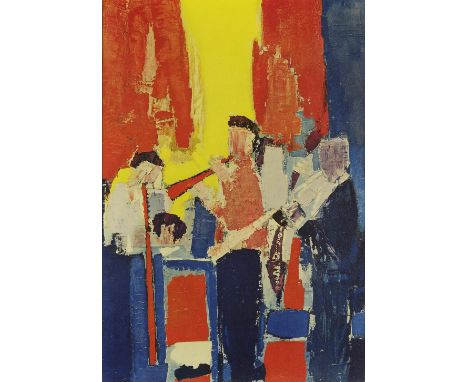 In the manner of Marino Marini (20th Century Italian School) 'Musicians' print, unsigned  56cm x 39cm  Provenance: Frost &amp