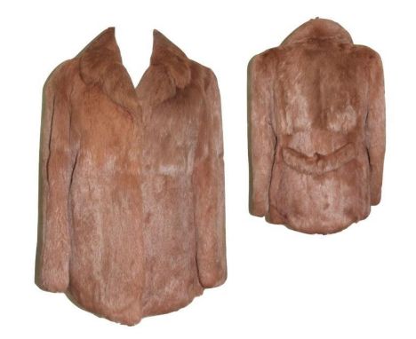 James Smith Vintage Mahogany Coney Fur Jacket, approx. size 10/12 