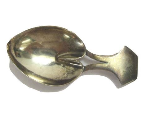 Rare Georgian Silver Caddy Spoon with heart shaped bowl, make JS 