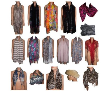 Ladies Scarfs, Pashminas, Beach Wraps etc.  incl. M&S cashmere, Josef Otten, John Lewis, Richard Allan etc., Accessorize beig