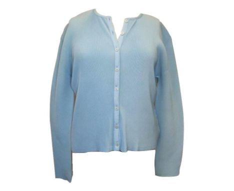Issey Miyake Pleats Please Light Blue Blouse, size 3 