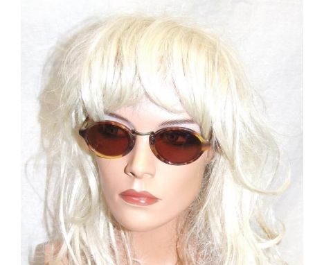 Pair Vintage Tortoiseshell Style Sunglasses with nickel fittings 