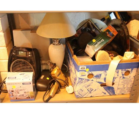 Box of mixed homewares etc. Not available for in-house P&amp;P.
Condition Report: All electrical items in this lot have been 