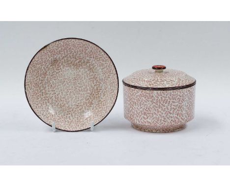 An early 19th century Spode part service including a pair of sauce tureen bases, sugar box and cover, two coffee cans and a s
