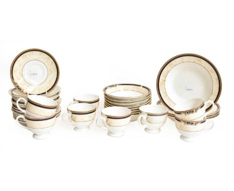 Wedgwood Cornucopia dinner/tea service, comprising vegetable dish, eight dinner plates, four 8" bowls, eight 6" bowls, eight 