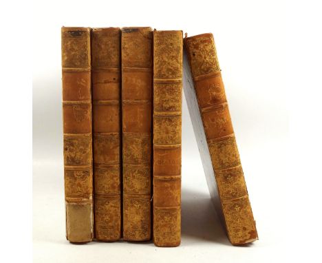Pepys, Samuel, Memoirs of, comprising his diary and correspondence, (5 vols.), 2nd edn., London, 1828, calf, 22.2 x 14.3cm, (