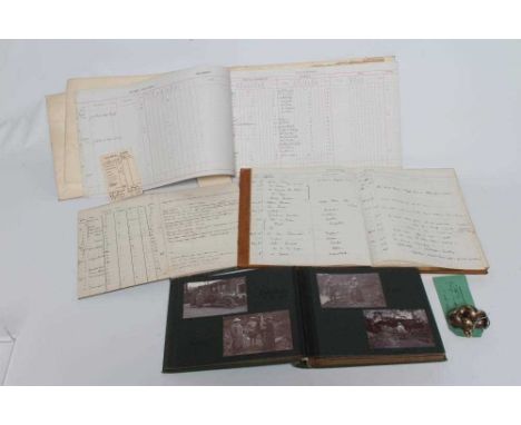 ALBUMS &amp; LEDGERS FROM BECK HOUSE GIGGLESWICK compiled by Captain William Coates Thompson and family, comprising Visitors 