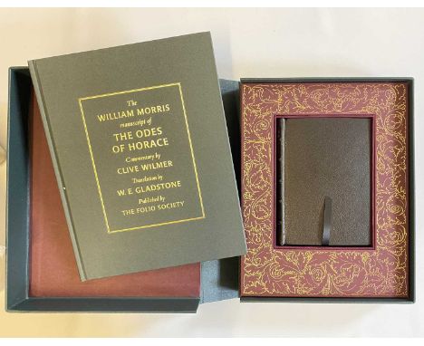 THE WILLIAM MORRIS MANUSCRIPT OF THE ODES OF HORACE, commentary by Clive Wilmer, London 2014, The Folio Society, No 27/ 980 c