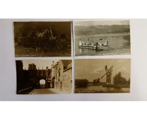 POSTCARDS, by Judges, Colintraive Ferry Isle of Bute, Norfolk Windmill, The Trace Horse (2), King's College Cambridge, Smeato