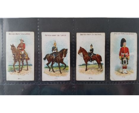 WILLS, British Army Uniforms, Wild Woodbine backs, FR to VG, 34