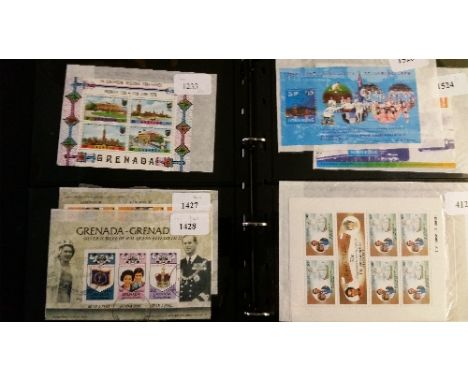 POSTAGE STAMPS, selection, mainly pre-decimalisation, inc. pu, unused blocks etc., with vendors CV annotation, loose in ring 