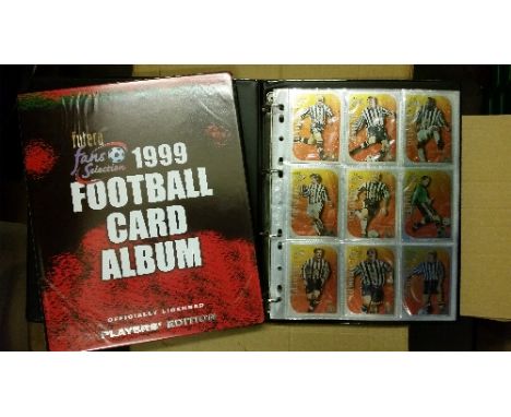 FOOTBALL, Futera 1999, complete team sets (6), inc. Newcastle, Leeds, Aston Villa, Arsenal, Celtic & Chelsea, most with Foil 