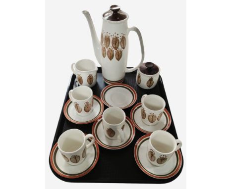 An Arthur Wood part tea set.