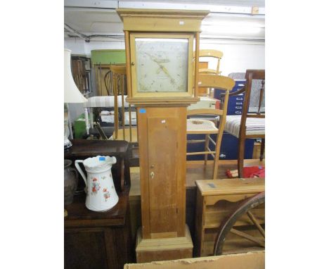 A Georgian pine cased 30-hour long case clock, the dial inscribed Crane &amp; Sons, Bromsgrove