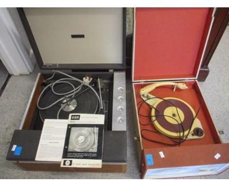 Two vintage record players to include a Ferguson 