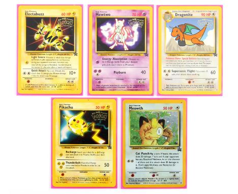 Pokemon TCG Black Star Promo Collection. This lot contains five cards from the WOTC Black Star Promo collection, 2 Electabuzz