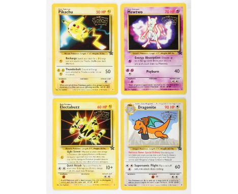 Pokemon TCG.The Movie Black Star Promo Set. This lot contains the four WOTC Black Star promos that released alongside the rel