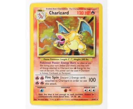 Pokemon TCG. Charizard (Base Set). Unlimited Base Set Charizard. One of the most iconic Pokemon cards out there. Great as a p