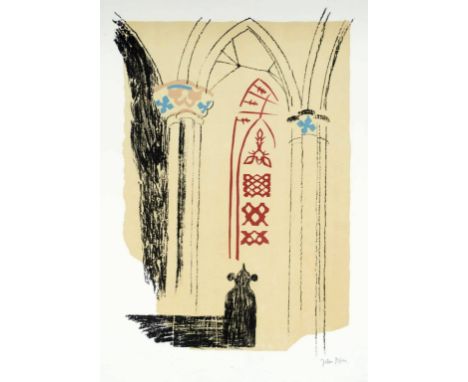 JOHN PIPER R.A. [1903-92]. Llan-y-Bodwell, 1964. lithograph on Crisbrook paper with 'Piper' watermark, edition of 70, proof, 