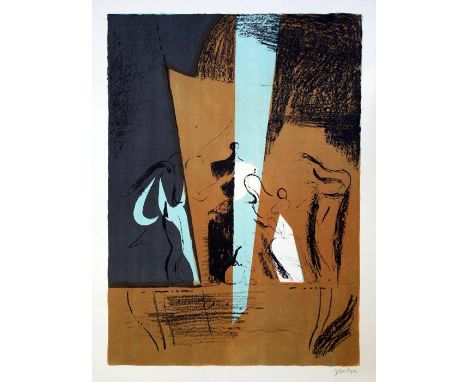 JOHN PIPER R.A. [1903-92]. Warkton, Northamptonshire, 1964. lithograph with 'Piper' watermark, edition of 70, proof, Curwen S