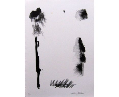 WILLIAM JOHNSTONE [1897-1981]. What Our Lives Have Been Given to Find, 1977. lithograph, edition of 50 [34/50}. Signed. 35 x 