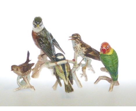 Five Goebel birds