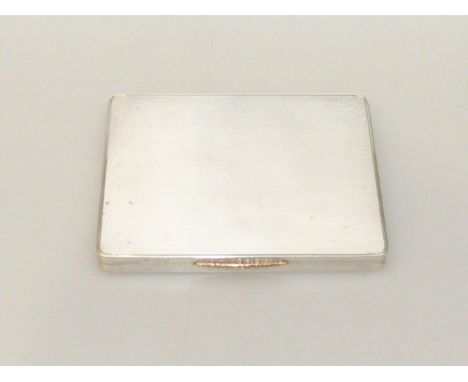 Silver engine turned pocket box