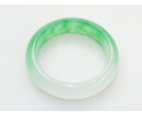 Large jadeite bangle, approximately 80 grams
