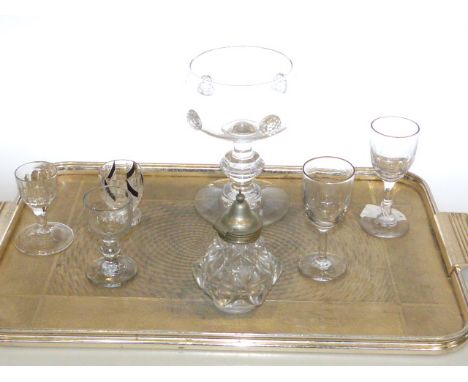 Antique glasses and inkwell (7)