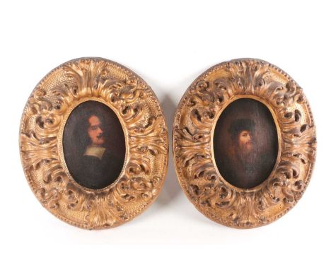 Frances Anne Duppa - Lady Majoribanks (British, 19th century), portrait of Leonardo Da Vinci and a portrait of Anthony Van Dy