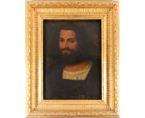 18th century Flemish school, a head and shoulders portrait of a gentleman, unsigned oil on canvas, 42.5 cm x 30.5 cm in a car