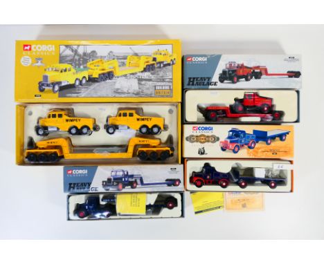 Corgi Classics - Four boxed Limited Edition diecast model trucks from various Corgi ranges. Lot consists of Corgi 'Building B