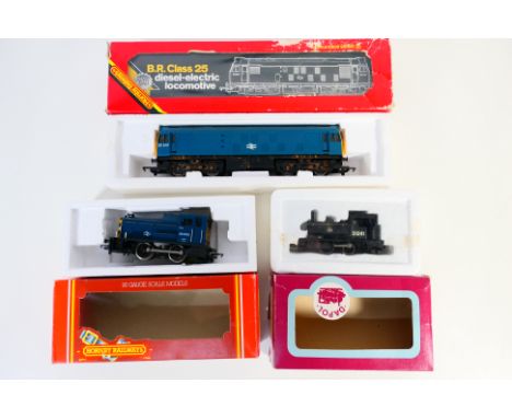 HORNBY - DAPOL - three boxed 00 gauge models comprising Dapol D2 Class B7 Pug 0-4-0T 51241 in BR black with early emblem, Hor