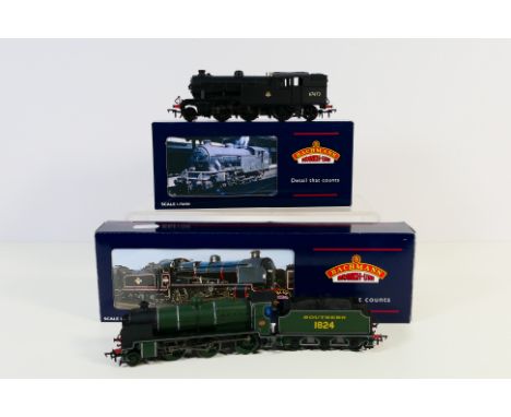 BACHMANN BRANCHLINE - two boxed 00 gauge models comprising 31-609 V3 Tank 67673 BR plain black E/emblem with Westinghouse Pum